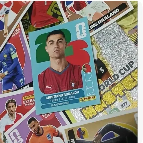 Figurinha da copa Cristiano Ronaldo 
