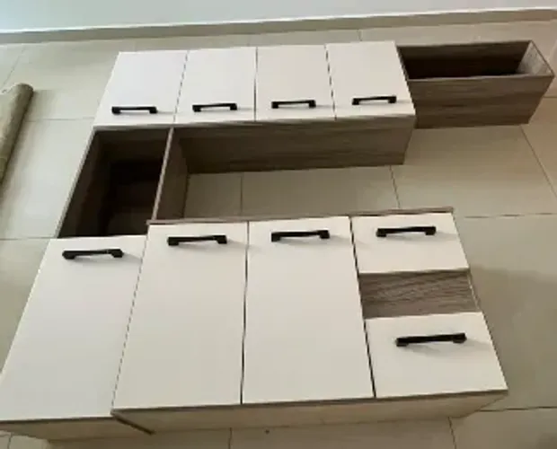 Armário de Cozinha em L - Seminovo / Impecável
