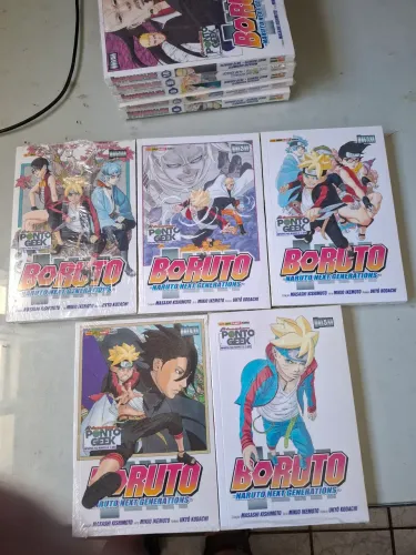 Coleção Lacrada Mangás Boruto Edições 01 á 10
