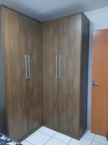 Guarda roupa casal em L - Super novo, oportunidade