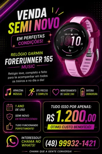 Relógio garmim