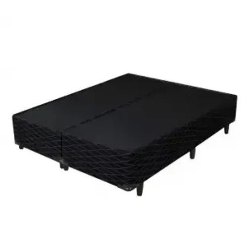 Base queen Suede Preto novo