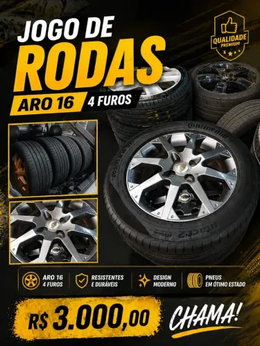 Jogo de rodas Astra SS R16