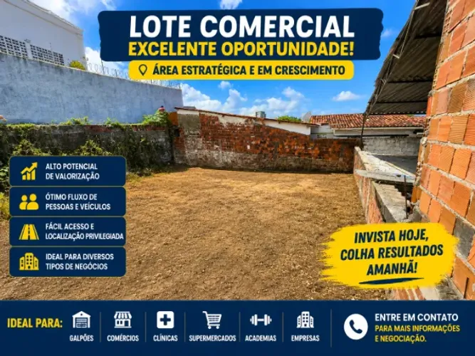 Lote Terreno 322m2 Av de grande fluxo