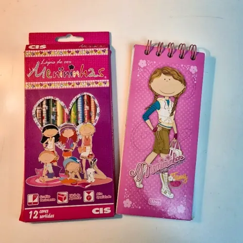 Kit Papelaria Vintage Menininhas - Tilibra + CIS | Original Anos 2000