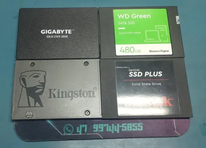 Compro e vendo SSD 120Gb, SSD 240Gb, SSD 480Gb e SSD 960Gb