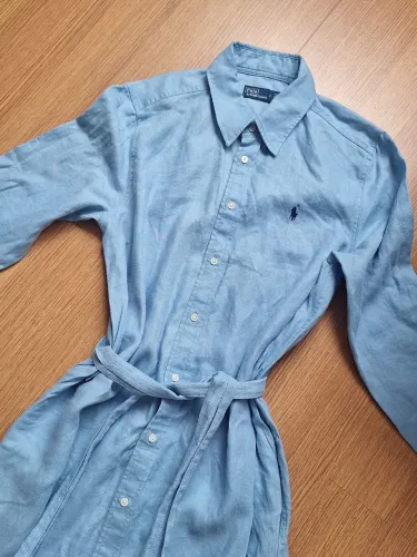 Vestido ralph lauren 100% linho original importado