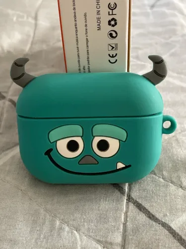 Capa Protetora para AirPods Personagem 3D Silicone Case Desenho Animado