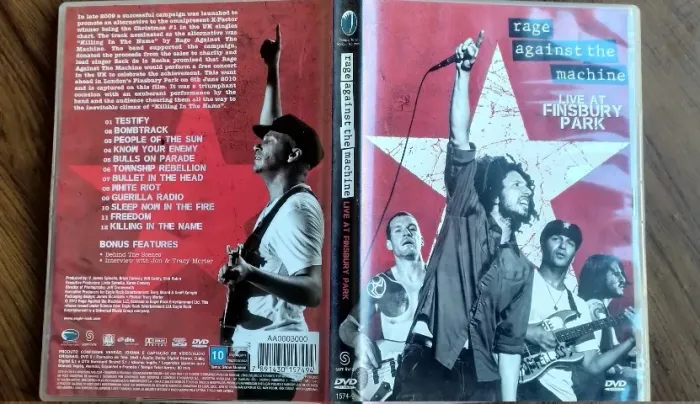 DVD Rage Against the Machine - Live at Finsbury Park