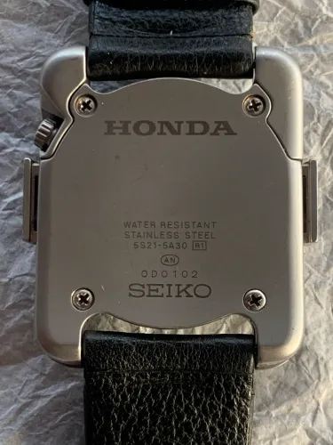 Relógio original Seiko x Honda 