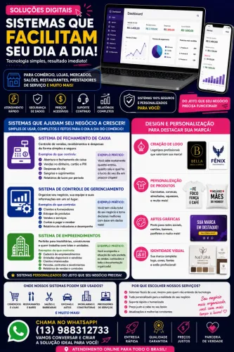 Sistemas, sites e agenda on-line 