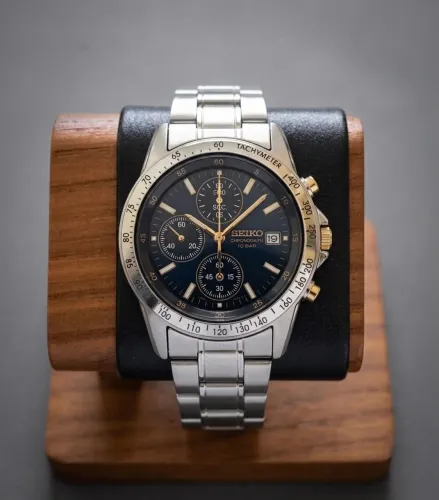Relógio Seiko Crono Preto JDM Preto