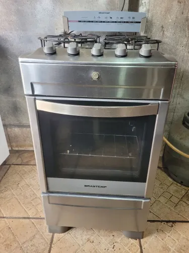 FOGÃO BRASTEMP INOX 4 BOCAS