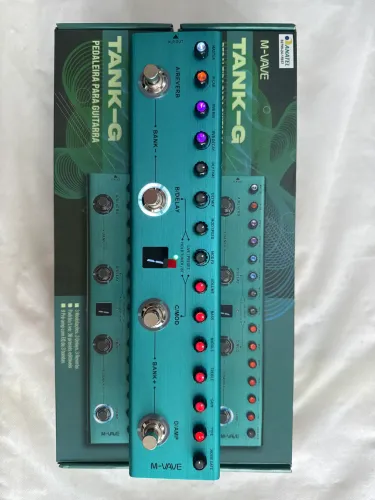 Pedaleira M-Vave Tank-G para guitarra