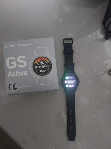 Relógio Smartwatch à Prova D'Água e gps integrado Mibro gs active