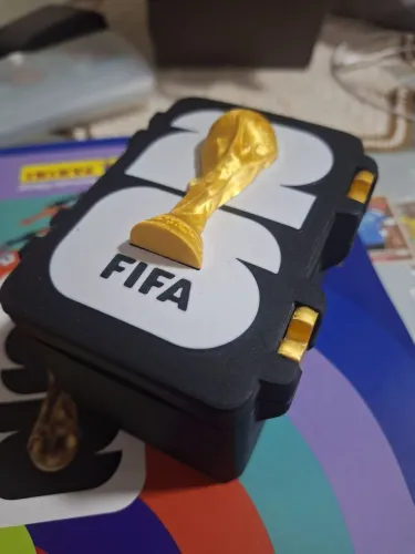 Caixa para figurinhas Copa de 2026