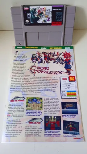 Chrono Trigger com mini-detonado e mini-posters