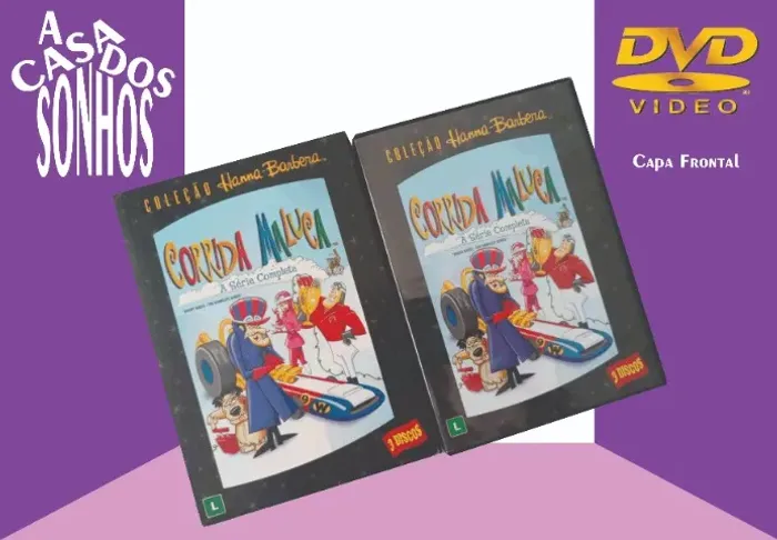 Box DVD Corrida Maluca o Desenho Completo - 3 Discos