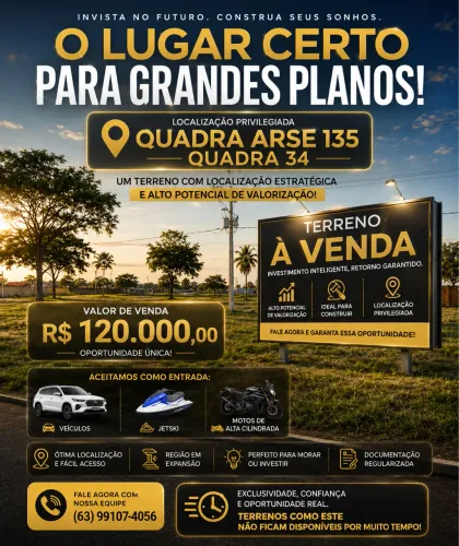 ? LOTE À VENDA - OPORTUNIDADE IMPERDÍVEL!