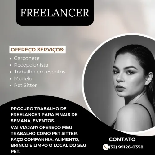 Ofereço serviços de freelancer