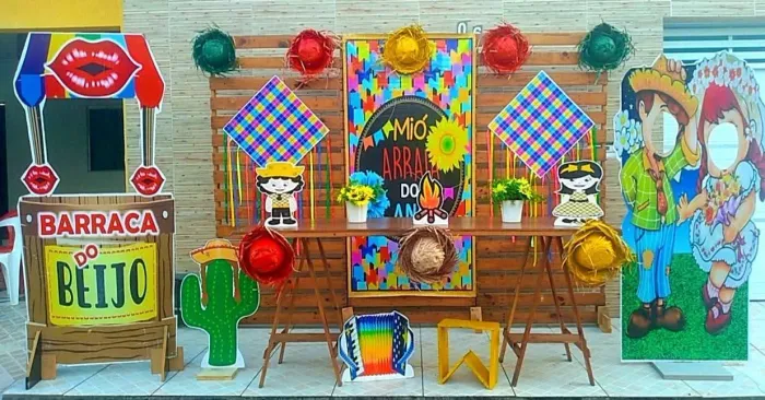 Decoração de festa junina