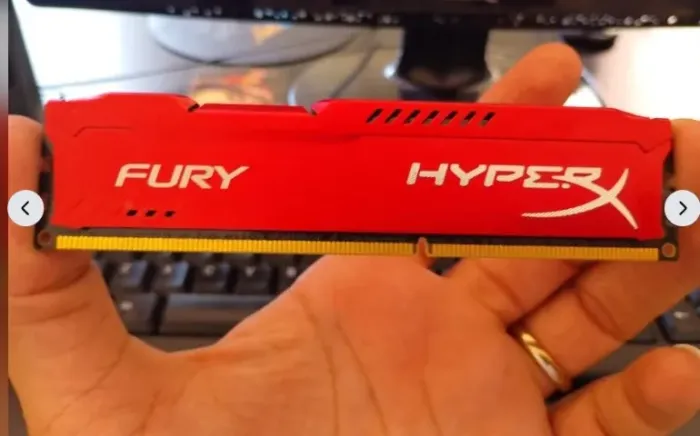 Pente de memória HyperX Fury de 4GB DDR3