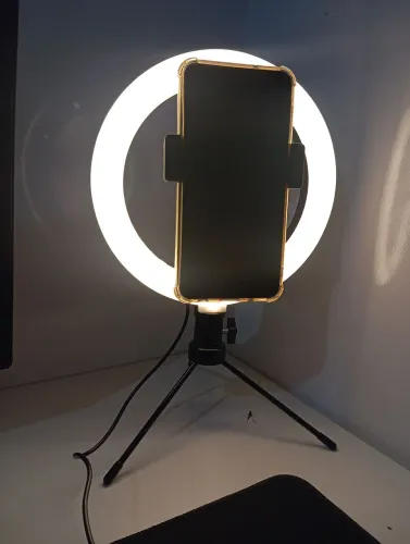 Ring light de mesa