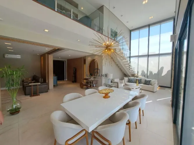 Casa à venda em Piracicaba, Unileste, com 4 suítes, com 532 m², Condomínio Residencial Jat