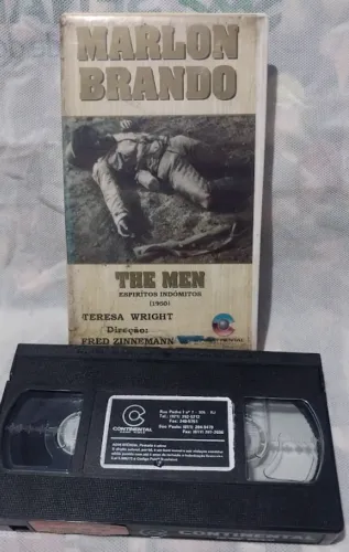 vhs MARLON BRANDO THE MEN RARA 