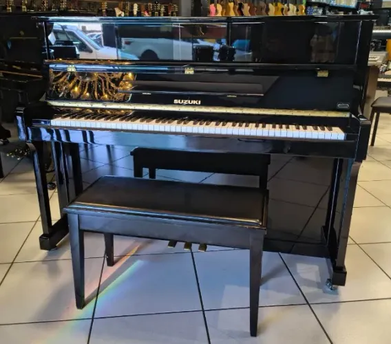 Piano Acustico Vertical Suzuki Semi-novo Mixer Instrumentos Musicais
