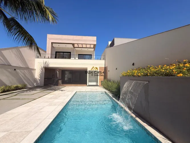 Barra da Tijuca | Casa Moderna com 4 quartos, sendo 4 suítes no Condomínio Riomar REF: BAC