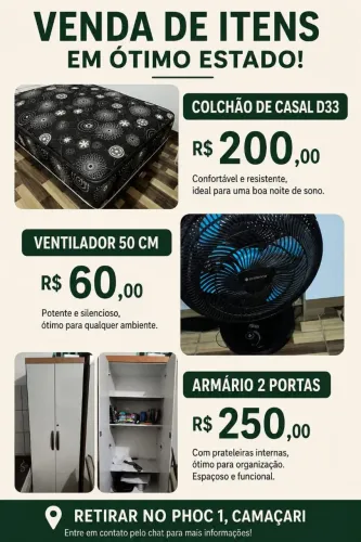 Vendo esses itens