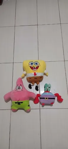 Pelúcias da turma do Bob Esponja