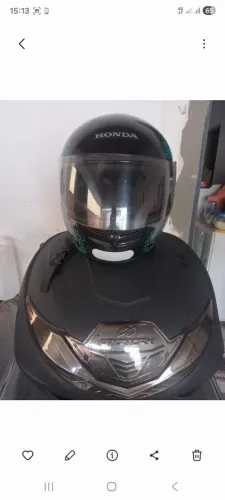 CAPACETE E BAÚ BARATO OS 2 POR 300,00