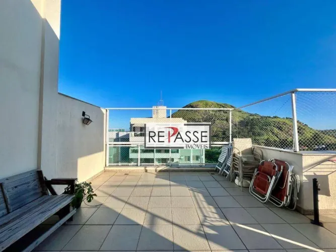 Cobertura com 3 dormitórios para alugar, 156 m² por R$ 7.033,00/mês - Recreio dos Bandeira