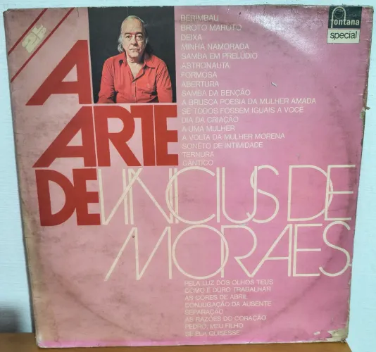 Disco de vinil LP Vinícius de Moraes