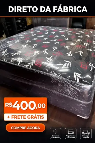 Cama box Casal - Direto da fábrica.