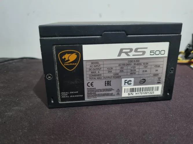 MEMÓRIA RAM E FONTE PC