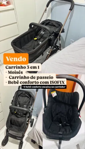 Carrinho Galzerano 3 em 1