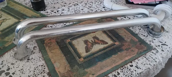 Alça para banheiro de inox