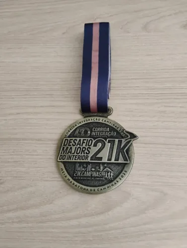 Medalha de corrida - Integração + Meia Maratona de Campinas