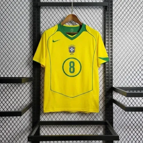 Camisa Do Brasil Retrô 2002/ Número 8 KAKÁ