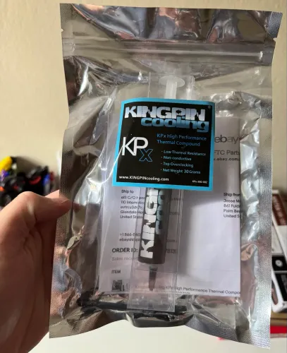 Pasta térmica Kingpin KPX 30g (Lacrado) - Rarissímo - Ñ Thermal Grizzy