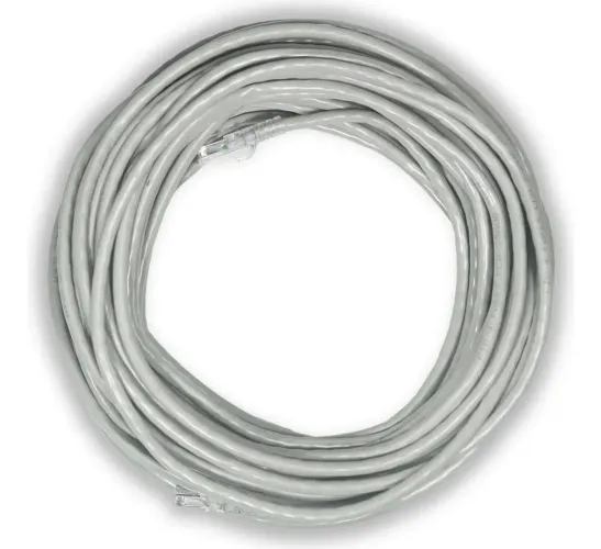 Cabo de rede para internet RJ45 CAT5e 20 metros novo na embalagem pronto para uso
