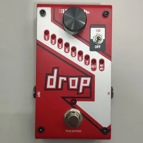 Pedal de Guitarra Digitech Drop + Fonte e Caixa