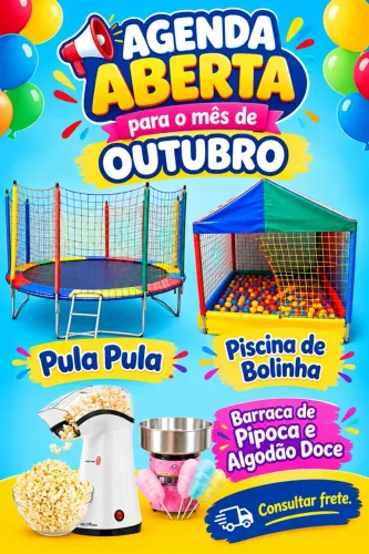 Brinquedos e barraquinhas para festas