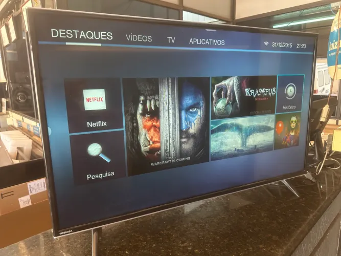 Smart tv 40 Toshiba , só acessa Netflix