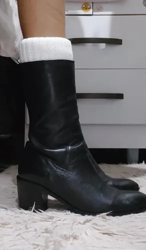 Bota Couro Arezzo - N° 36