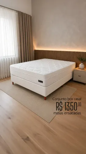 Camas Box de Luxo | Casal, Queen e King | Novas