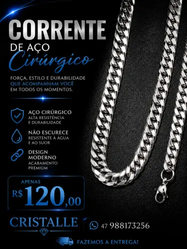 Corrente Grossa Masculina